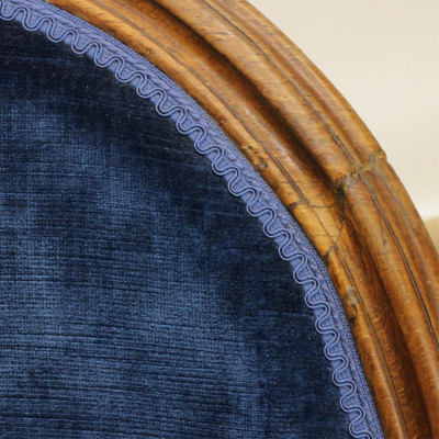 Louis XVI Bergere 18th C marked JF Cordier