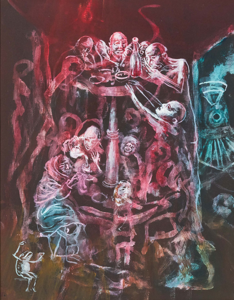 Noel Rockmore - Study for 'Banquet for Tall and Short'