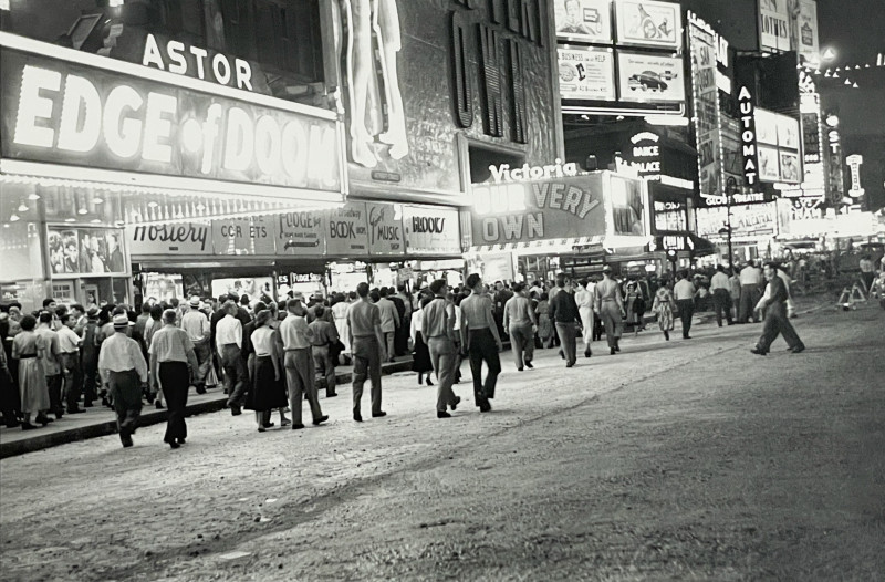 Louis Faurer - New York, NY, 1947 (Theaters at Times Square)