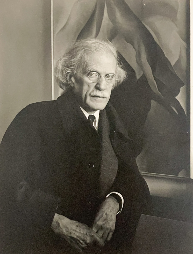 Imogen Cunningham - Alfred Stieglitz at An American Place, New York