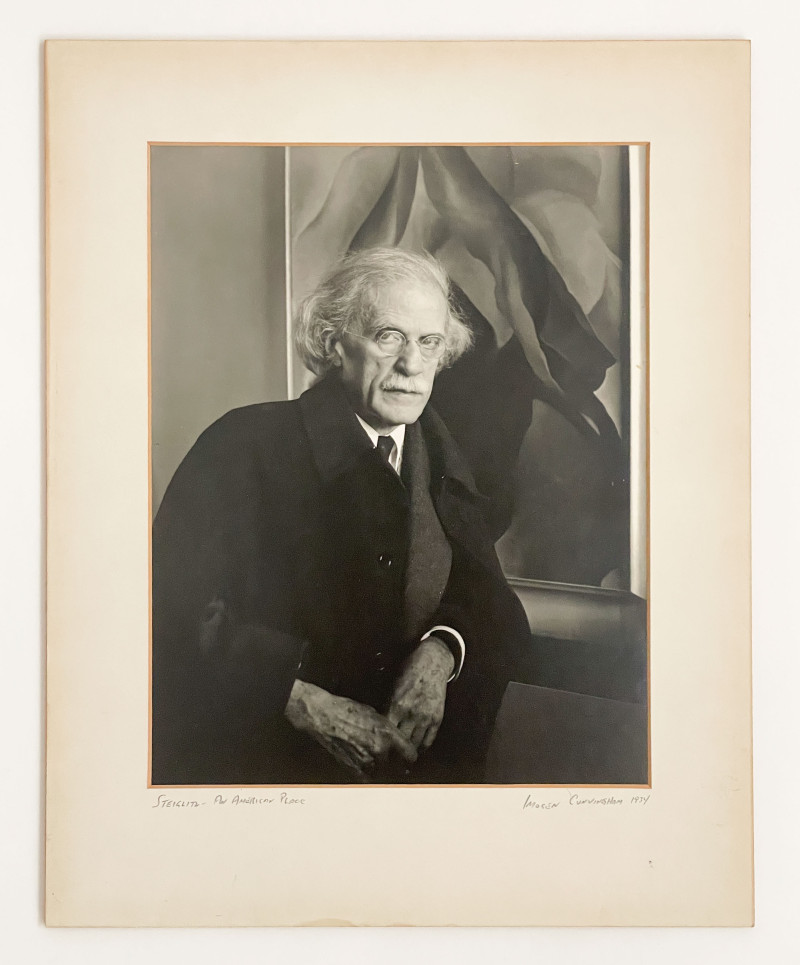 Imogen Cunningham - Alfred Stieglitz at An American Place, New York