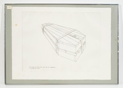 Jeff Russell - Plan for My Coffin with Extra One Tied Underneath to Contain Art Critic