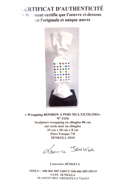 Laurence Jenkell - Wrapping Bonbon in Multicolored Polka Dots
