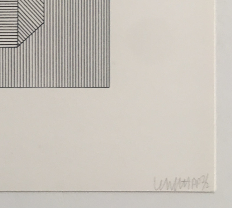 Sol Lewitt Twelve Forms Derived From a Cube Plate 28