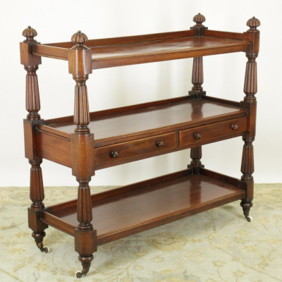 Early Victorian Mahogany Etagere, Mid 19th C.