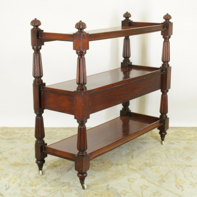 Early Victorian Mahogany Etagere, Mid 19th C.
