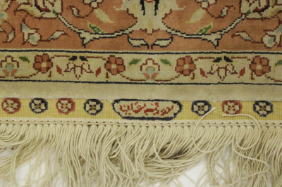 Group of 5 Sino-Hereke Silk Rugs