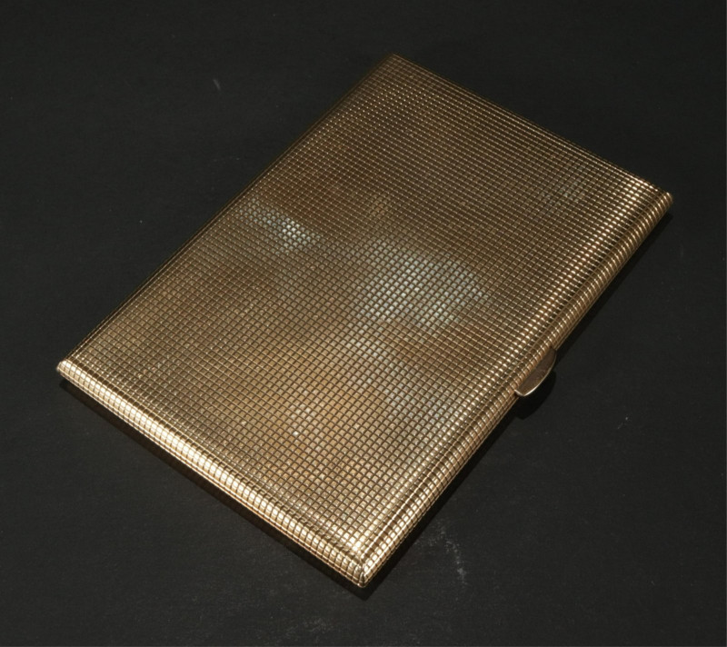 Sheffield &amp; Co Yellow Gold Art Deco Compact