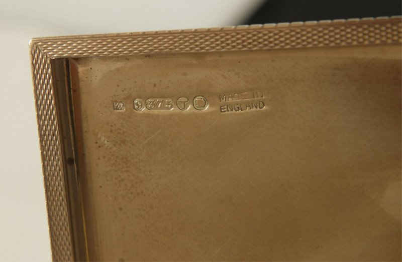 Sheffield &amp; Co Yellow Gold Art Deco Compact