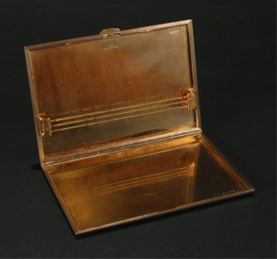 Sheffield &amp; Co Yellow Gold Art Deco Compact