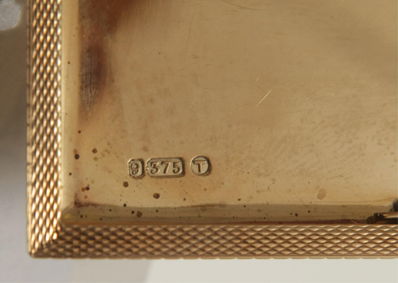 Sheffield &amp; Co Yellow Gold Art Deco Compact