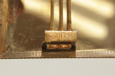 Sheffield &amp; Co Yellow Gold Art Deco Compact