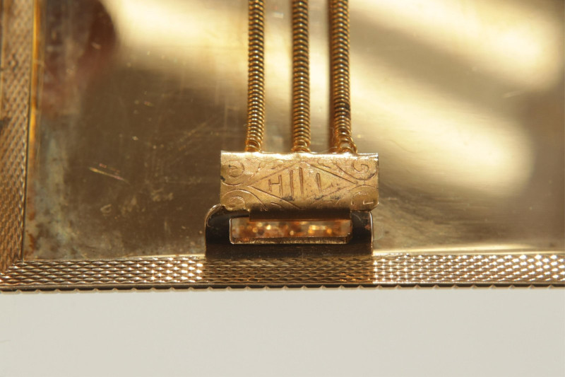 Sheffield &amp; Co Yellow Gold Art Deco Compact