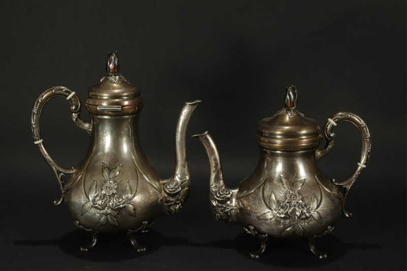 Handarbeit Sterling Silver Coffee &amp; Tea Service