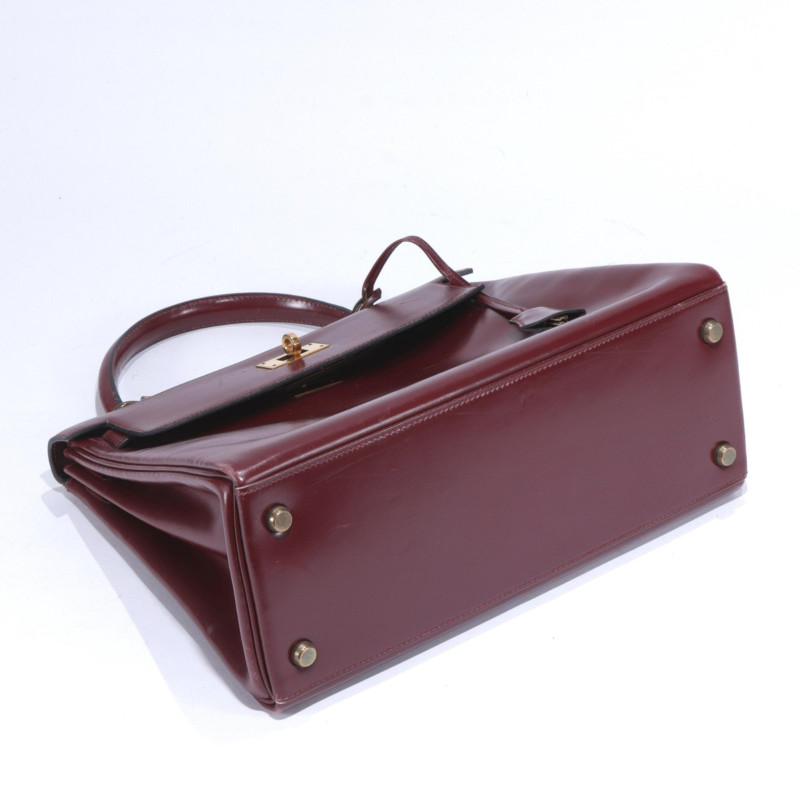 Vintage Hermes Kelly 28 Retourne, c 1983