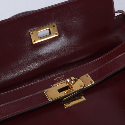 Vintage Hermes Kelly 28 Retourne, c 1983