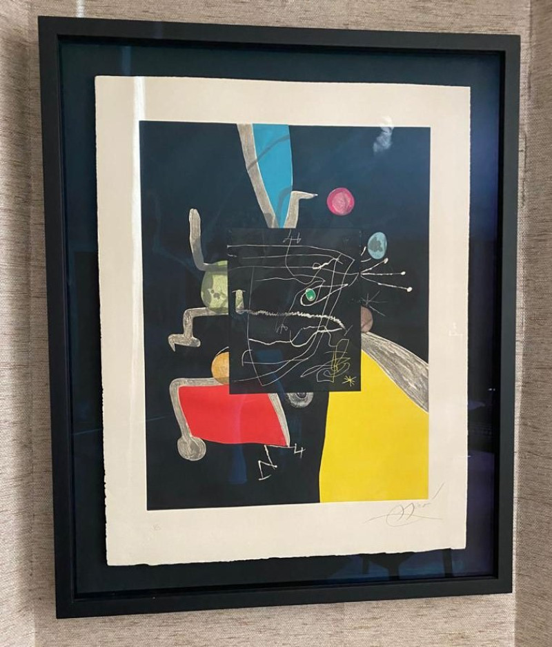 Joan Miró - Llibre dels sis Sentits (Book of the Six Senses) - Plate V