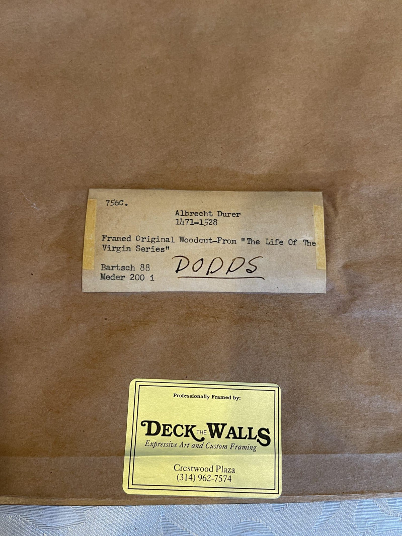 Albrecht Durer - Presentation of Christ in the Temple (from 'The Life Of The Virgin')