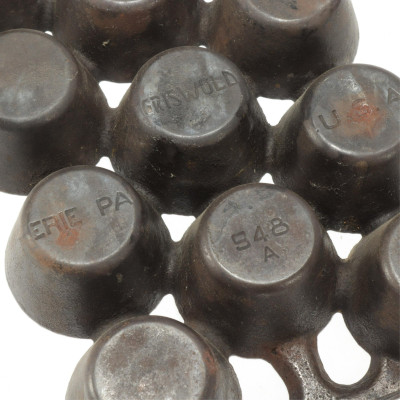 Ten Vintage Cast Iron Food Molds