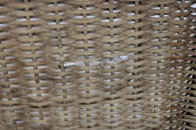 Vintage Wicker Garden/Bar Cart, E 20th C.