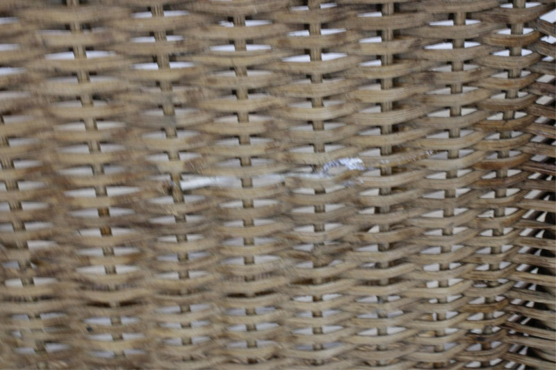 Vintage Wicker Garden/Bar Cart, E 20th C.