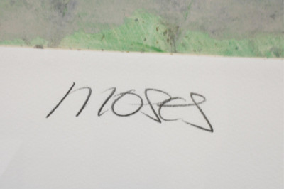 Forrest Moses, Abstract Landscape, monotype