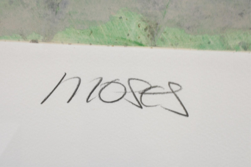 Forrest Moses, Abstract Landscape, monotype