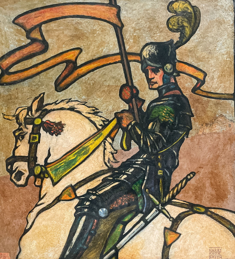 Harry Knox Smith - Study for Stained Glass Window