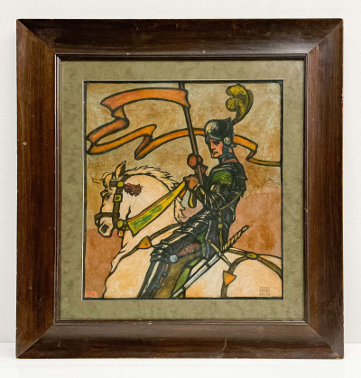 Harry Knox Smith - Study for Stained Glass Window