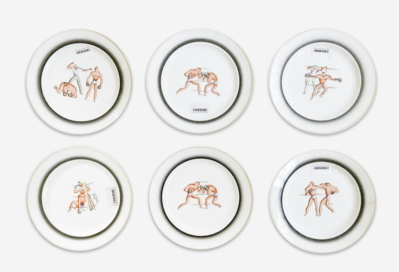 Gio Ponti for Richard Ginori - Group of 6 Plates