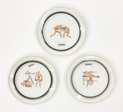 Gio Ponti for Richard Ginori - Group of 6 Plates