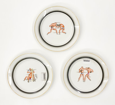 Gio Ponti for Richard Ginori - Group of 6 Plates
