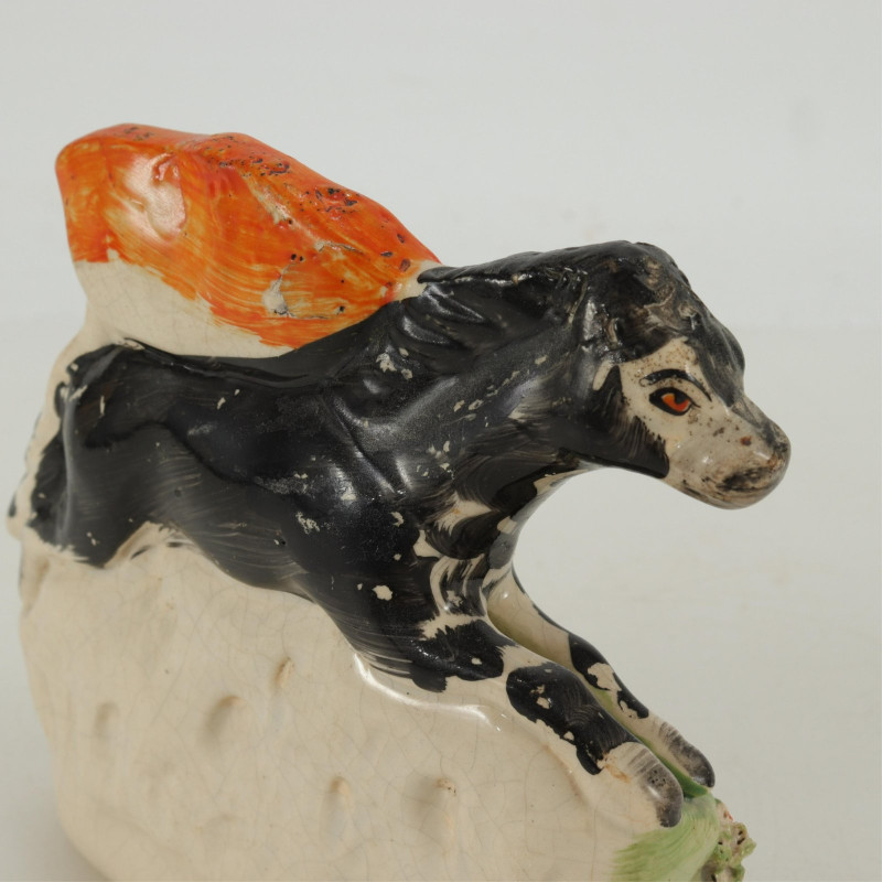 Group of 4 Staffordshire Figures with Stags