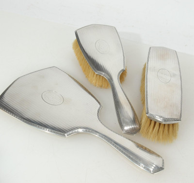 William B. Kerr &amp; Co - Sterling Silver Vanity Set