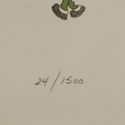 Mort Walker - Miss Buxley - color print