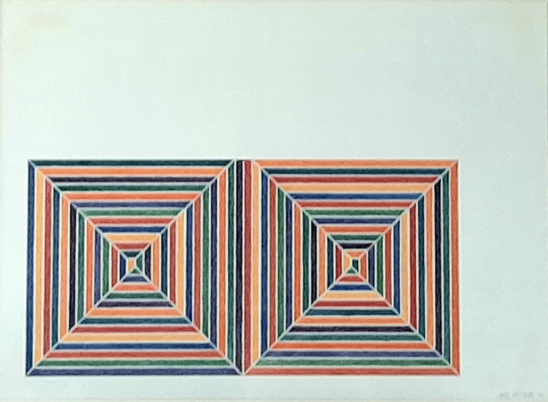 Frank Stella - Fortín de las Flores, from Jasper's Dilemma