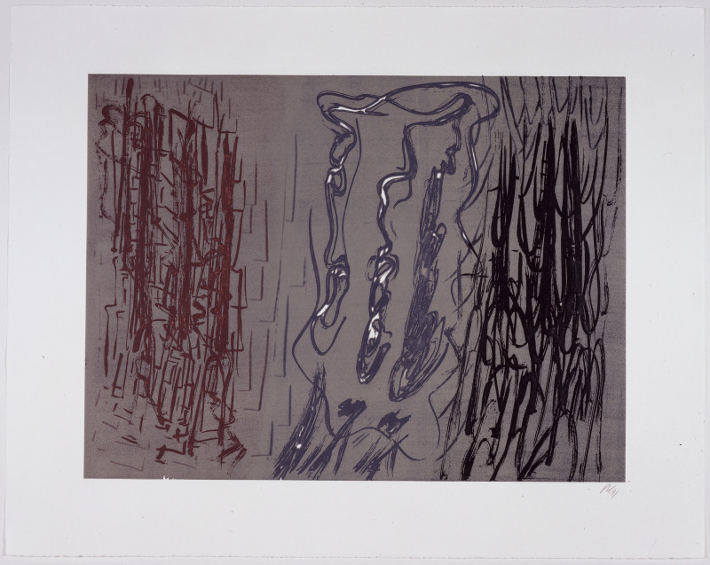 Per Kirkeby - Untitled (from the portfolio &quot;The Frozen Leopard&quot; I)