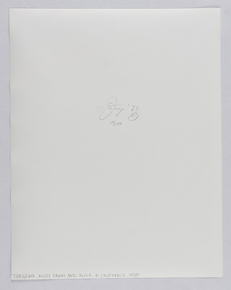 Jock Sturges – The Last Day of Summer Portfolio (1992)