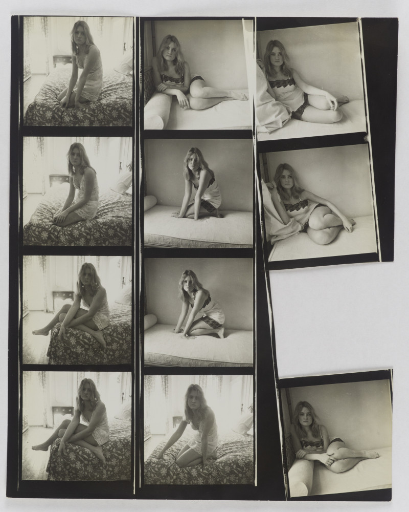 Diane Arbus - 5 Contact Sheets of Carlotta Berger