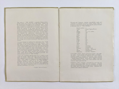 Albert Arthur Allen - selections from The Model, Series No.1, 1925