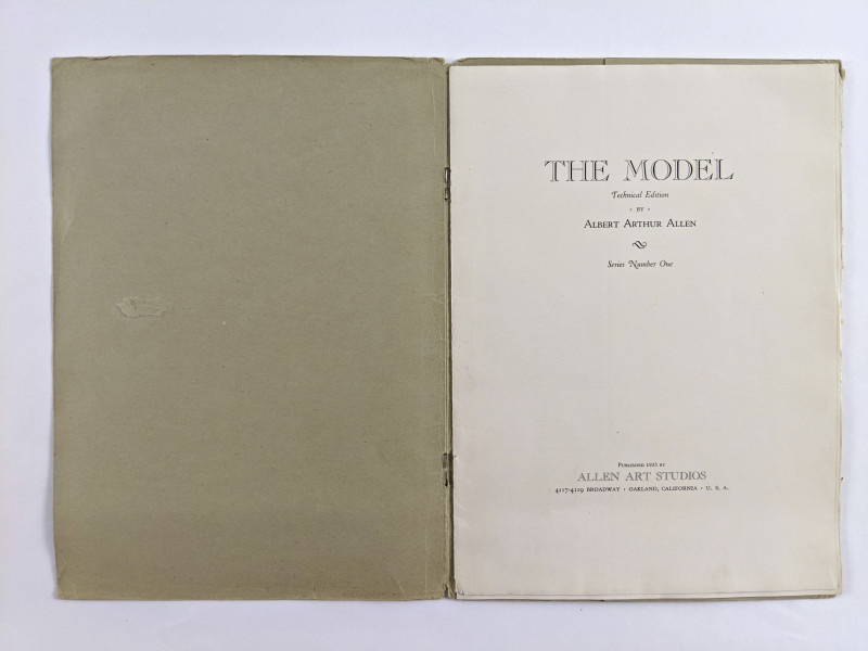 Albert Arthur Allen - selections from The Model, Series No.1, 1925