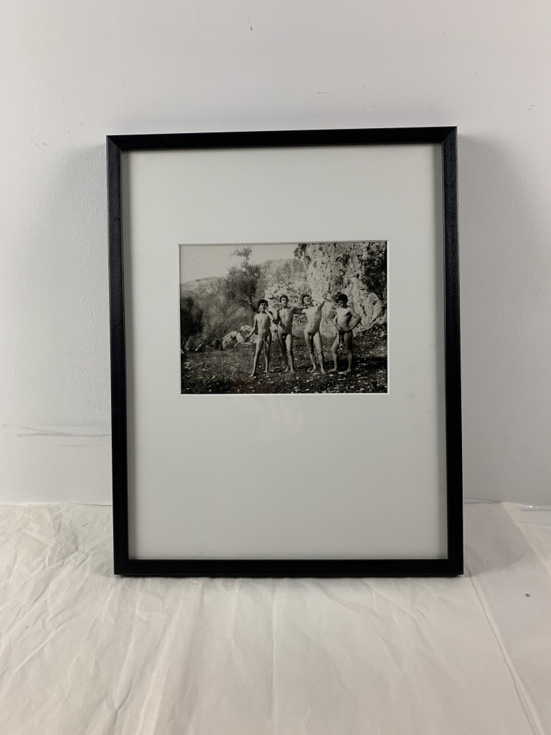 Baron Wilhelm von Gloeden - Untitled (Four Italian Youth at Play)