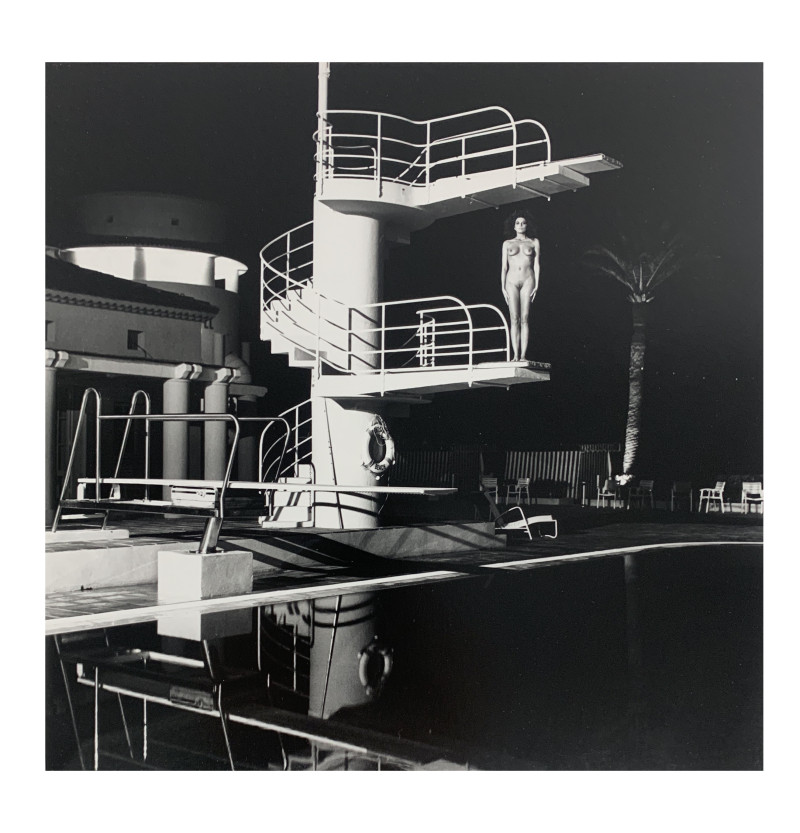Helmut Newton - Diving Tower, Old Beach Hotel, Monte Carlo