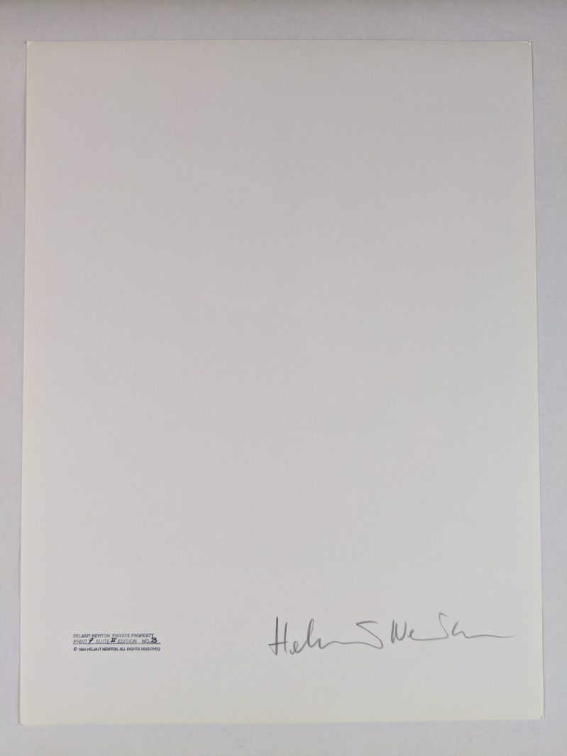 Helmut Newton - Diving Tower, Old Beach Hotel, Monte Carlo