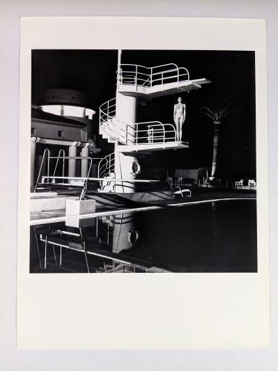 Helmut Newton - Diving Tower, Old Beach Hotel, Monte Carlo