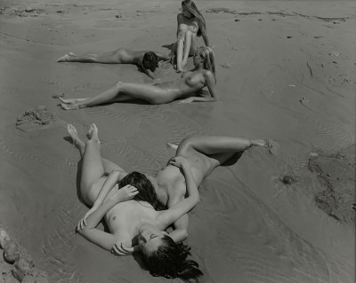 Image for Lot Jock Sturges - Elodie, Marine, Katja, Maia et Gaelle, Montalivet, France