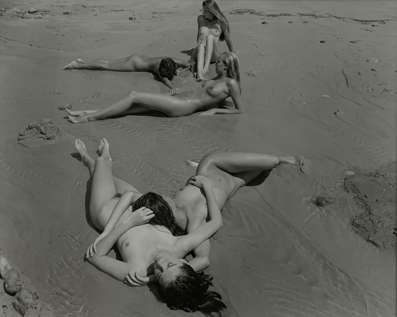 Jock Sturges - Elodie, Marine, Katja, Maia et Gaelle, Montalivet, France