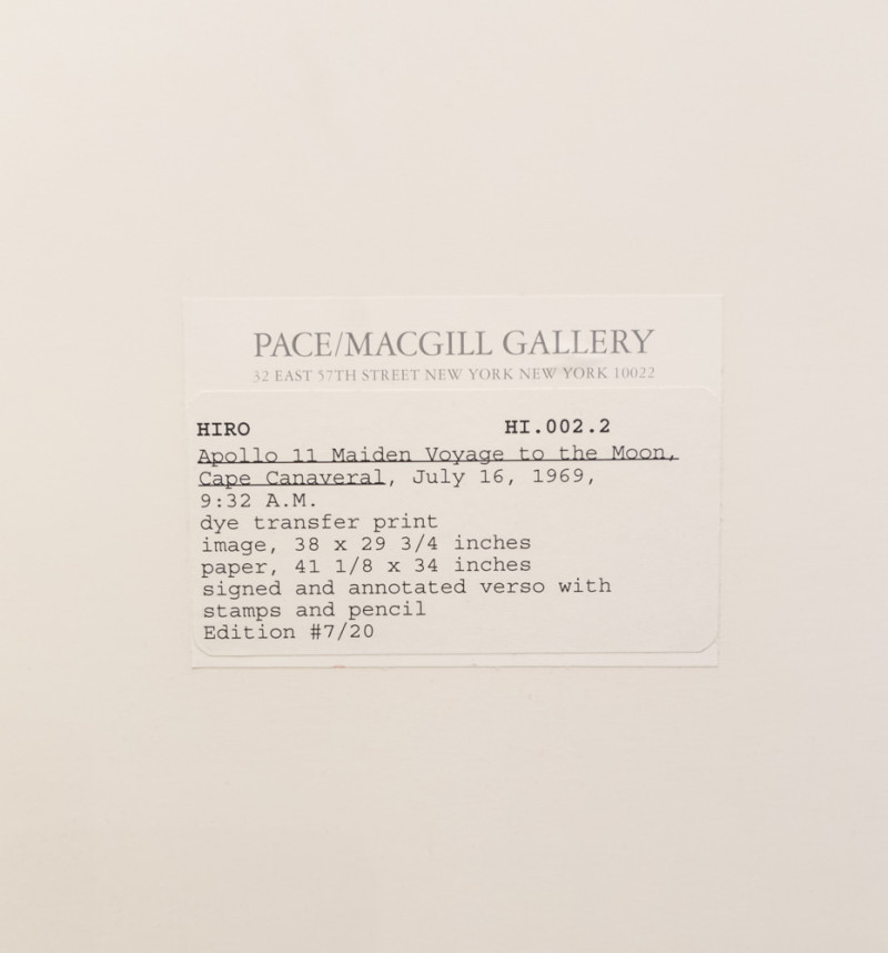 Hiro (Yasuhiro Wakabayashi) - APOLLO - 11, 9:32 A. M. 7-16-69 MAIDEN VOYAGE TO THE MOON