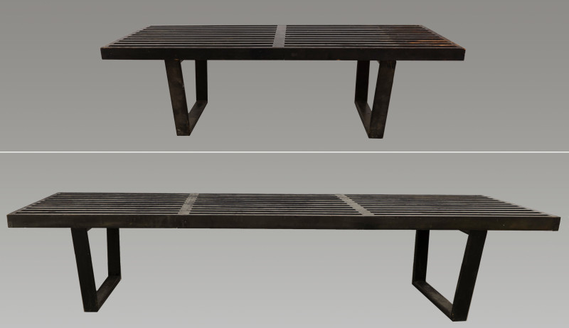 George Nelson for Herman Miller - Two Slat Platform Benches