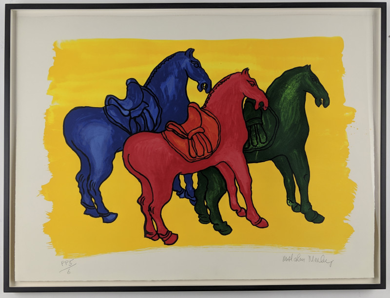 Malcolm Morley - Ancient Chinese Horses (Edition for Parkett 52)